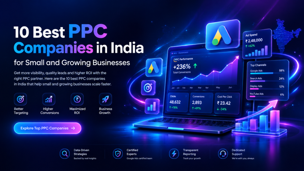 10 Best PPC Companies in India for Small and Growing Businesses (What Best Actually Means)
